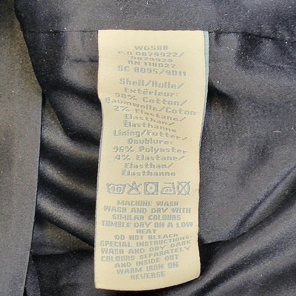 Boden Denim Pencil Skirt Womens Size 2P Blue Lined Straight Cotton Blend - Picture 7 of 7